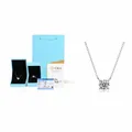 1 carat moissanite necklace in S925 silver with Tiffany blue gift box and GRA cert - Lighted Gift Box Set (With Dual Certificates) / 1 Carat / 6.5mm