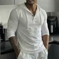 Weißes Langarm-Kapuzenshirt für Herren im Slim Fit Design für Sport und Freizeit - S / Oberteile / Weiß