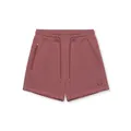 Short de sport pour homme rose poudré avec cordon de serrage et poche zippée latérale - M / Bas / Rouge Brique