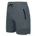 Herren Laufshorts in Dunkelgrau, schnelltrocknend mit atmungsaktivem Mesh-Gewebe - M / Unterteile / Dunkelgrau