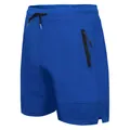 Blaue Herren Laufshorts aus atmungsaktivem Mesh mit Kordelzug und Reißverschlusstasche - M / Unterteile / Dunkelblau Uni
