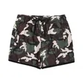 Vue détaillée d'un short de course camouflage en mesh pour hommes à séchage rapide - M / Bas / Camouflage
