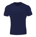 Men's athletic slim fit navy blue muscle T-shirt for gym fitness and running training - Navy Blue