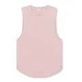 Men's breathable light pink sports tank top with side split hem for athletic workout - S / Tops / Lotus root pink