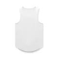 Detailed view of white mesh breathable quick-dry sports tank top for men's fitness - S (EU Size) / Tops / White