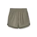 Detailed front view of men's olive green quick-dry athletic training and fitness shorts - S / Bottoms / Army Green
