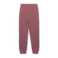 Casual loose cotton joggers for men in dark mauve color, perfect for sports and leisure - S / Bottoms / Fuschia