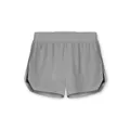 Men's breathable grey athletic training shorts with elastic waistband for fitness - Gray