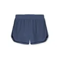 Men's dark blue elastic fitness sports shorts for gym training and running workout - Navy Blue