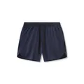 Detalle de los pantalones cortos de running para hombre azul marino de secado rápido - Azul marino