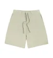 Heavyweight 370g carbon brushed men's relaxed casual shorts in sage green finish - S / Bottoms / Pistachio Green