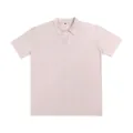 Polo in 100% cotone lavato vintage color beige, tessuto pesante da 240g. - Albicocca