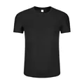 Men's quick-dry black crewneck short-sleeve T-shirt for sports and running - S / Tops / Black