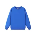 Sweat-shirt lourd à col rond et épaules tombantes bleu roi éclatant - Bleu Klein
