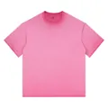 Camiseta oversize de algodón pesado de 260g con elegante efecto degradado rosa vintage - S / Tops / Rosa Rojo Degradado