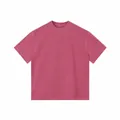 Premium 260g washed cotton oversized t-shirt in Ankara Red vintage dyed style - S / Tops / Washed Ankara Red