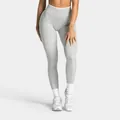 Leggings de yoga sans couture taille haute à imprimé léopard gris pour le fitness - Léopard Gris Clair