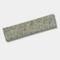 Seamless grey leopard print sports headband for high-elastic yoga, fitness and running - One Size / Khaki Green