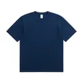 Premium zwaargewicht 230g puur katoenen T-shirt met ronde hals in marineblauwe kleur - S / Tops / Marineblauw (Binnenlandse Maat)