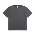 Premium zwaargewicht T-shirt van 230 g puur katoen in donkergrijs, ruime pasvorm - S / Tops / Donkergrijs (Binnenlandse Maat)
