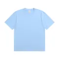 Premium zwaargewicht katoenen t-shirt, losse pasvorm, lichtblauwe kleurvariant - S / Tops / Hemelsblauw (Binnenlandse Maat)