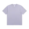 Zwaargewicht 230g puur katoenen t-shirt in een zachte lichtpaarse lavendelkleurige tint - S / Tops / Lichtpaars (Binnenlandse Maat)