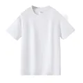 Classic white quick-dry Sorona short sleeve crew neck T-shirt for women summer athletic wear - S / Tops / White
