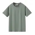 Sage green short-sleeved quick-dry Sorona T-shirt for women's summer athletic sports - S / Tops / Olive Green