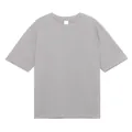 Camiseta de hombre de algodón puro de 250g de manga corta, color gris liso de calidad - S / Tops / Arena