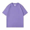 High quality purple kids pure cotton short sleeve t-shirt in classic American style - 110 / Tops / Violet