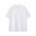 Premium heavy 300g white short-sleeved t-shirt in quick-dry ice silk fabric for men - S / Tops / White