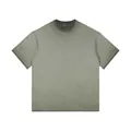 Vintage washed pure cotton men's short sleeve T-shirt in sage green with a relaxed fit - Gradient Army Green