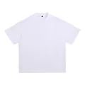T-shirt blanc lourd 380g de haute qualité en pur coton coupe oversize et col rond classique - M / Hauts / Blanc