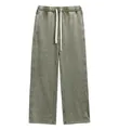 Pantalon de jogging oversize 400g délavage neige avec taille à cordon de serrage blanc confort - 3XL / Bas / Vert Armée Lavé