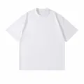 Heavyweight pure cotton short-sleeved t-shirt in loose American fit white color - S / Tops / White