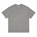 Premium 230g heavy cotton oversized crew neck men's t-shirt in heather grey color - S / Tops / Marl Grey