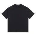 Camiseta de algodón pesado lavado vintage en acabado negro carbón desgastado - S / Tops / Tie-Dye Negro