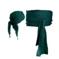 Donkergroene piratenkostuumset met bandana en bijpassende tailleriem - Eén maat / Piraten Accessoire Kit / Groen