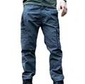 Detailansicht der strapazierfähigen Herren-Outdoor-Tactical-Cargo-Hose - S / Unterteile / Grau