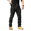 Waterbestendige camouflage cargobroek voor heren met meerdere zakken voor outdoor gebruik - XS / Bottoms / X7 (Elastisch Lente/Herfst) / Donkere Nacht Camouflage