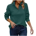 Close-up of women's ribbed sweatshirt showing forest green fabric and half-zip collar detail - Dark Green
