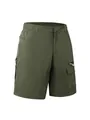 Pantaloncini cargo da uomo per outdoor in verde oliva con tasche multiple e zip - Taglia S / Pantaloni e gonne / Verde militare