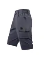 Men's casual multi-pocket cargo shorts in dark grey for outdoor functional wear - S / Bottoms / Dark Gray