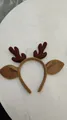 Plush brown reindeer antler headband variant for Christmas and daily face washing - 10# Dark Coffee Reindeer Antler Headband