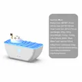 Humidificador creativo con forma de barco blanco y capacidad de tanque de 320 ml - Difusor de Aromas con Forma de Barco (165) / Blanco