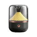 Difusor de aromas volcán ultrasónico con tanque de 120ml y luz de 7 colores - Difusor de Aromas Simple (930) / Negro