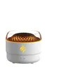 Difusor de aromas blanco con efecto de llama de chimenea 3D simulada realista - Difusor de Aromas de Llama de Simulación (167A) / Blanco