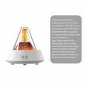 Humidificador de llama volcánica difusor aromaterapia 80ml blanco - Humidificador de Aromas Volcán (183A) / Blanco