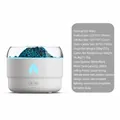 Humidificador difusor de aromas de llama volcánica con tanque de 280 ml y función de temporizador. - Difusor de Aromas de Volcán (167C) / Blanco