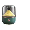 Mini difusor de aromas ultrasónico verde oscuro con tanque de 120ml y luz nocturna. - Difusor de Aromas Simple (930) / Verde